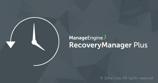 manageengine recovery manager plus